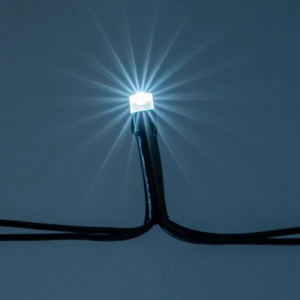 Solárna blikajúca reťaz pre osvetlenie slnečníka - 72 LED