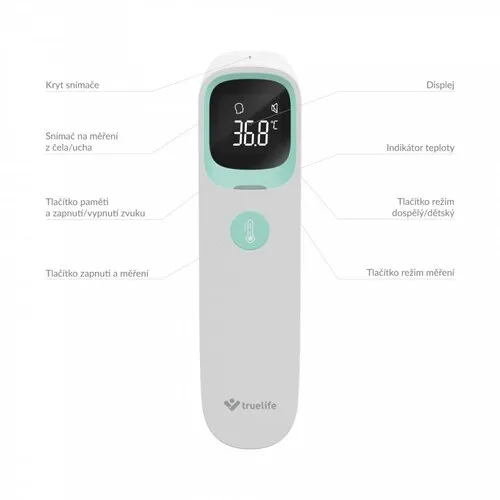 TrueLife Care Q9,TRUELIFE Teplomer bezkontaktný Care Q9