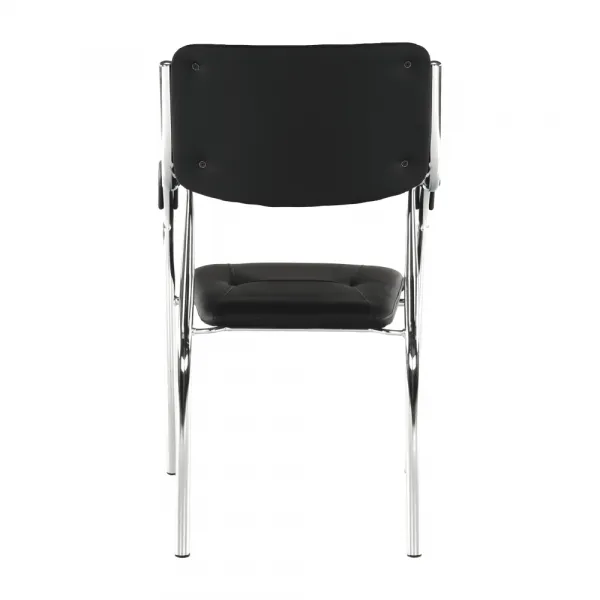 Stohovateľná stolička, čierna, ILHAM