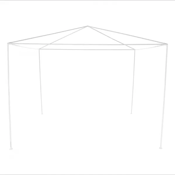 Záhradný altánok 3x3 m, biela, GOTAN