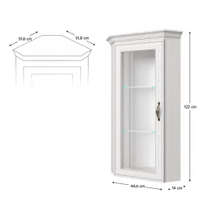 Rohový nadstavec, woodline krém, TIFFY 1W