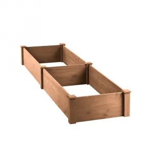 Vyvýšený záhon, drevo, hnedá, JELNO