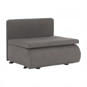 Rozkladacie kreslo, sivohnedá Taupe, KENET NEW