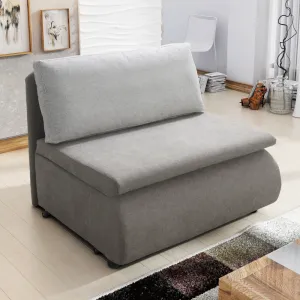 Rozkladacie kreslo, sivohnedá Taupe, KENET NEW