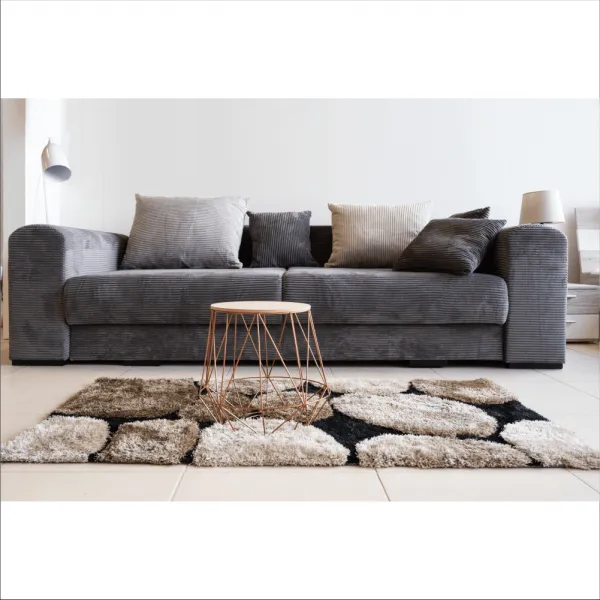 Extra priestranná pohovka, sivá/svetlosivá/béžová, GILEN BIG SOFA