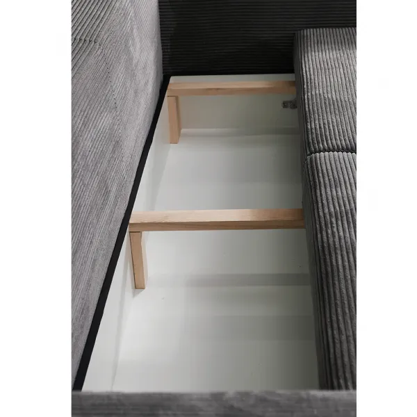 Extra priestranná pohovka, sivá/svetlosivá/béžová, GILEN BIG SOFA