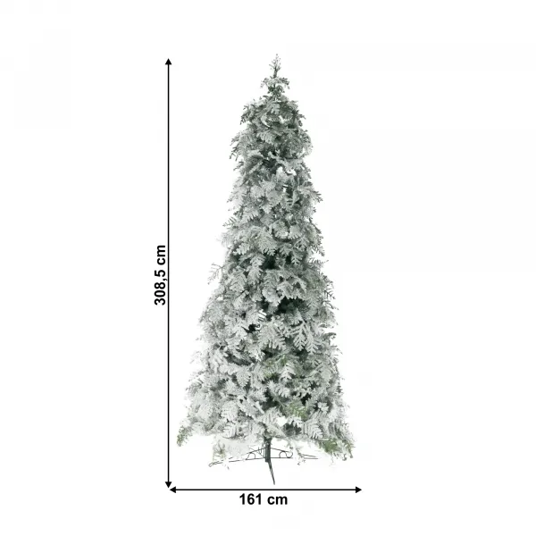 Vianočný stromček, zasnežený, 308,5 cm, MARAVEL TYP 5