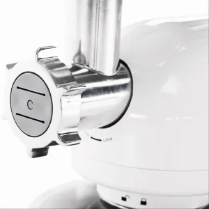 TEMPO-KONDELA KANTE, kuchynský robot, 1800 W, 5 l, lesklá biela/chróm