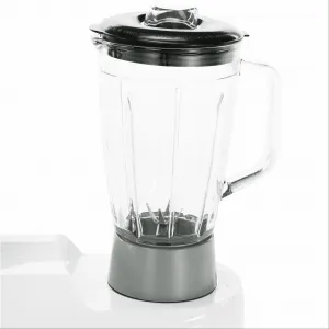 TEMPO-KONDELA KANTE, kuchynský robot, 1800 W, 5 l, lesklá biela/chróm