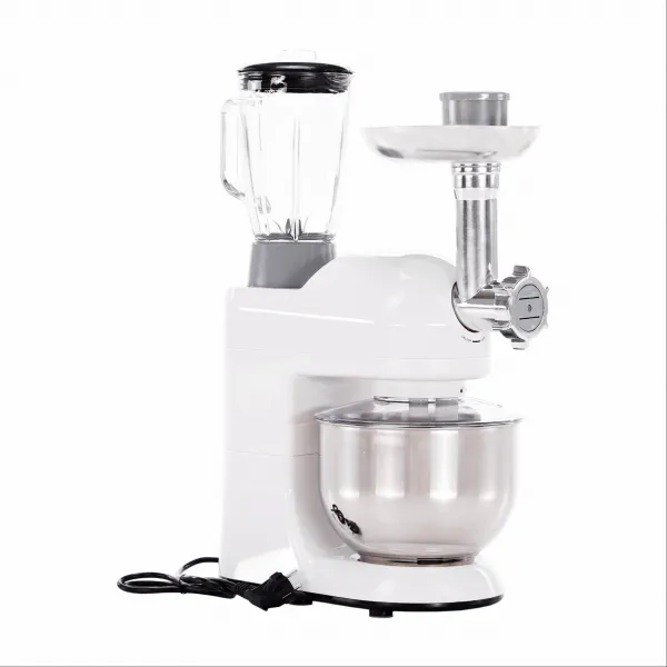 TEMPO-KONDELA KANTE, kuchynský robot, 1800 W, 5 l, lesklá biela/chróm