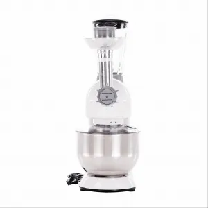 TEMPO-KONDELA KANTE, kuchynský robot, 1800 W, 5 l, lesklá biela/chróm