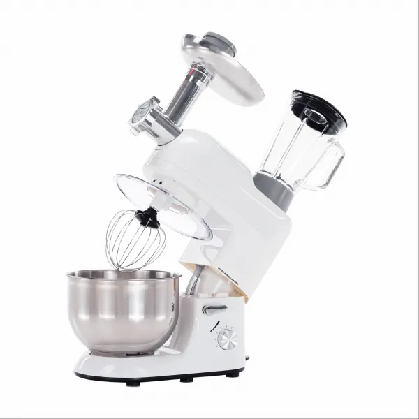 TEMPO-KONDELA KANTE, kuchynský robot, 1800 W, 5 l, lesklá biela/chróm