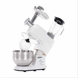 TEMPO-KONDELA KANTE, kuchynský robot, 1800 W, 5 l, lesklá biela/chróm