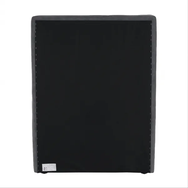 Boxspringová posteľ, jednolôžko, sivá, 90x200, pravá, AMIS