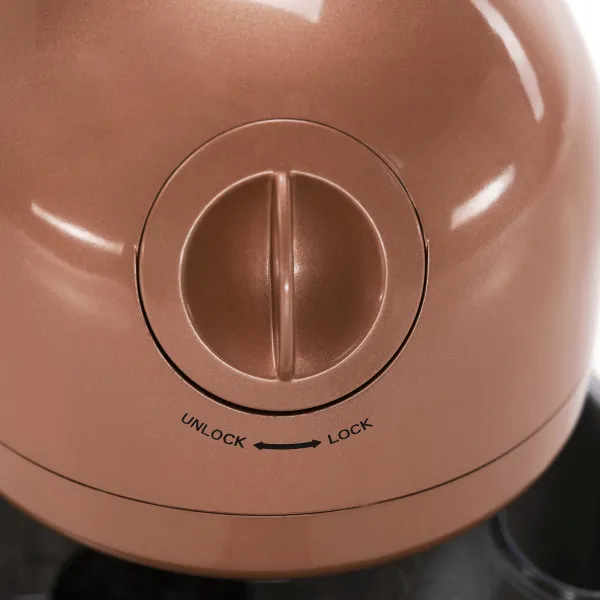 TEMPO-KONDELA KANTE, kuchynský robot, 1800 W, 5 l, rose gold zlatá/chróm