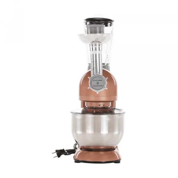 TEMPO-KONDELA KANTE, kuchynský robot, 1800 W, 5 l, rose gold zlatá/chróm