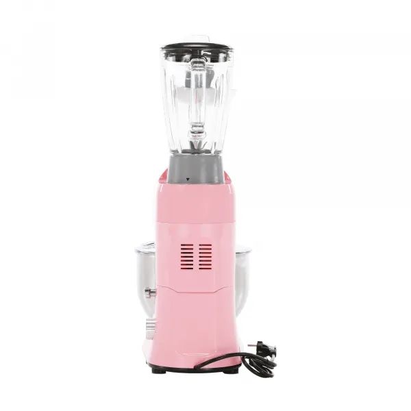 TEMPO-KONDELA KANTE, kuchynský robot, 1800 W, 5 l, ružová/chróm