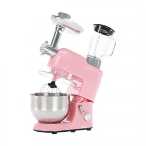 TEMPO-KONDELA KANTE, kuchynský robot, 1800 W, 5 l, ružová/chróm