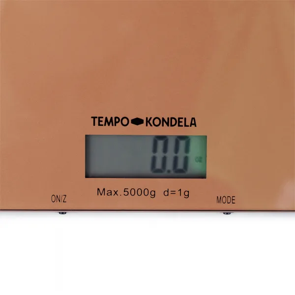 TEMPO-KONDELA BORIA, digitálna kuchynská váha, rose gold