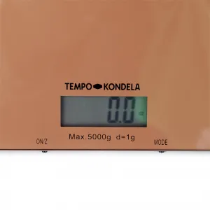 TEMPO-KONDELA BORIA, digitálna kuchynská váha, rose gold
