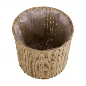 Kvetináč, hnedá/čierna, TEKOM