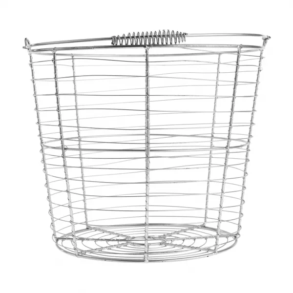 Okrúhle košíky, set 2 ks, strieborný kov, RUSLO
