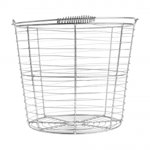 Okrúhle košíky, set 2 ks, strieborný kov, RUSLO