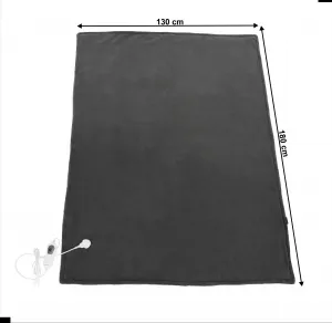 Elektrická vyhrievacia deka MEDISA, tmavosivá