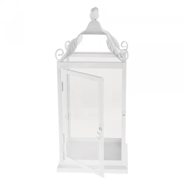 Lampáš, 43 cm, biela, kov, POGOL TYP 2