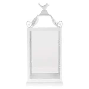 Lampáš, 43 cm, biela, kov, POGOL TYP 2