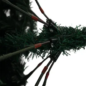 Vianočný stromček s kovovým stojanom, 120 cm, CHRISTMAS TYP 10