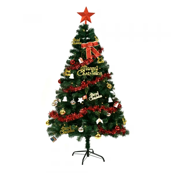Vianočný stromček s kovovým stojanom, 120 cm, CHRISTMAS TYP 10