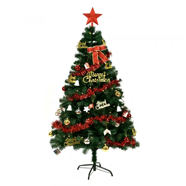 Vianočný stromček s kovovým stojanom, 160 cm, CHRISTMAS TYP 10