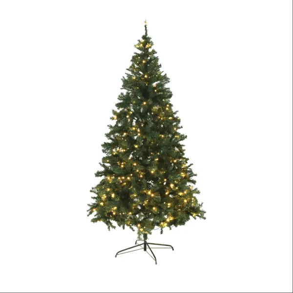 Vianočný stromček so svetielkami, zelená, 220 cm, LED450, CHRISTMAS TYP 5