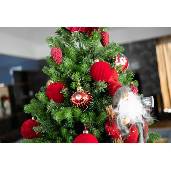 3D vianočný stromček so svetielkami, zelená, 180cm, LED300, CHRISTMAS TYP 6
