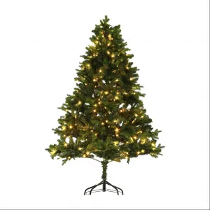 3D vianočný stromček so svetielkami, zelená, 180cm, LED300, CHRISTMAS TYP 6