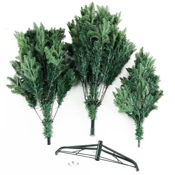 3D vianočný stromček, zelená, 180 cm, CHRISTMAS TYP 3