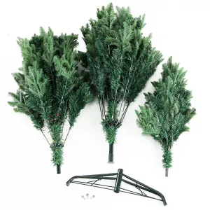 3D vianočný stromček, zelená, 180 cm, CHRISTMAS TYP 3