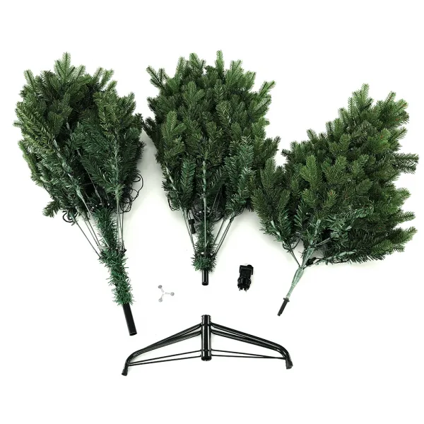 3D vianočný stromček so svetielkami, zelená, 180cm, LED300, CHRISTMAS TYP 6