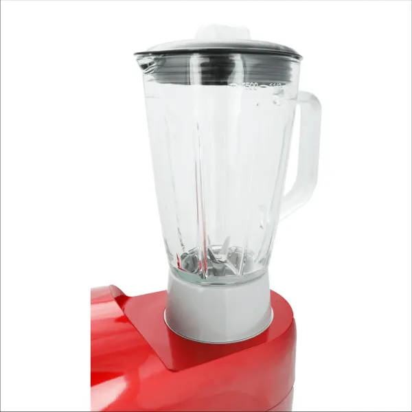 TEMPO-KONDELA KANTE, kuchynský robot, 1800 W, 5 l, červená/chróm