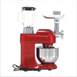 TEMPO-KONDELA KANTE, kuchynský robot, 1800 W, 5 l, červená/chróm