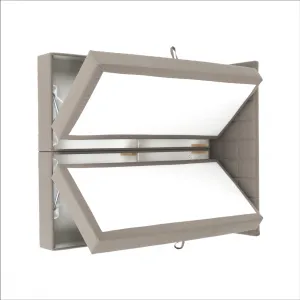 Boxspringová posteľ 180x200, sivohnedá TAUPE, FERATA TV KOMFORT