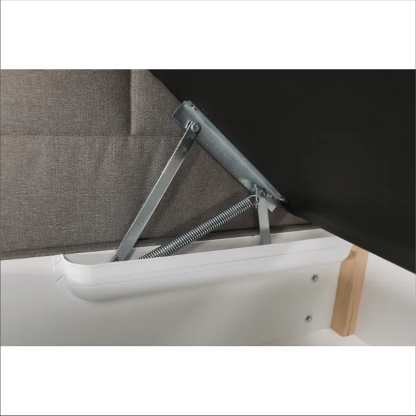Boxspringová posteľ 180x200, sivohnedá TAUPE, FERATA TV KOMFORT