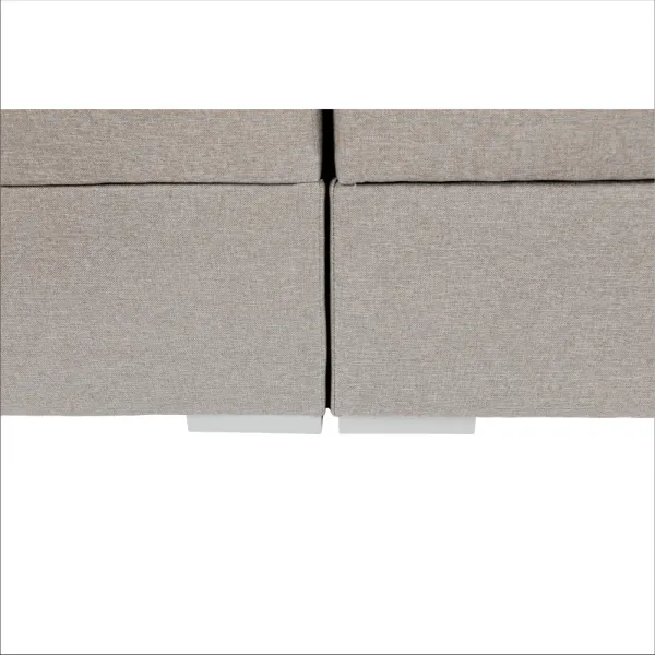 Boxspringová posteľ 180x200, sivohnedá TAUPE, FERATA TV KOMFORT