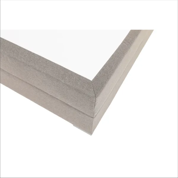 Boxspringová posteľ 140x200, sivohnedá TAUPE, FERATA TV KOMFORT
