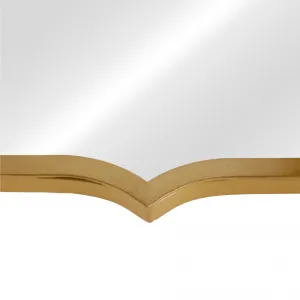 Zrkadlo, zlatý rám, OUSO