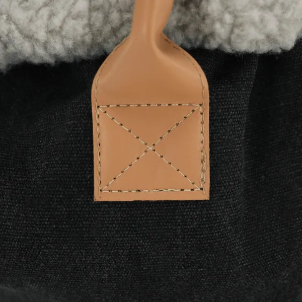 TEMPO-KONDELA MANIK TYP 4, taška pre psa, malá, sivá/béžová, 40x26x30cm