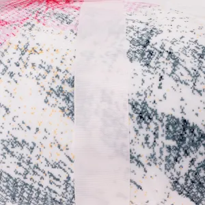 Obojstranná baránková deka, smotanová/vzor, 150x200cm, REBELA