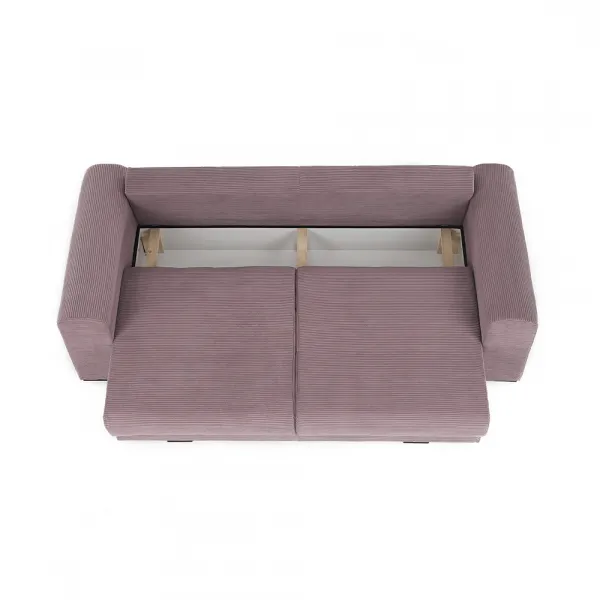 Extra priestranná pohovka, fialová/staroružová/béžová, GILEN BIG SOFA
