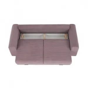 Extra priestranná pohovka, fialová/staroružová/béžová, GILEN BIG SOFA